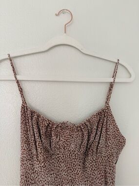 Cute brown summer dress!